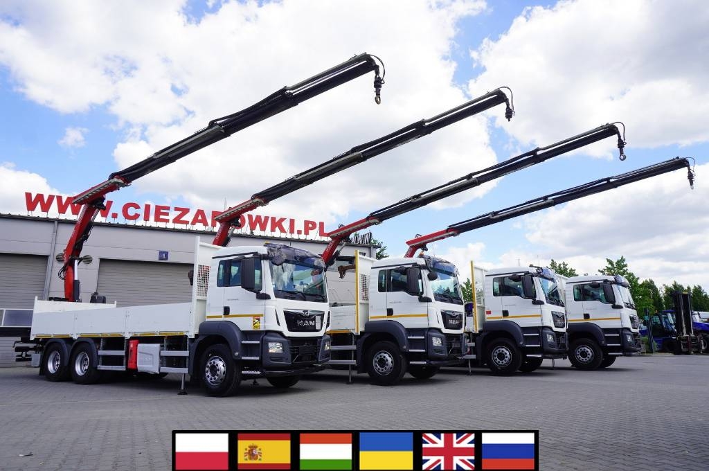 MAN TGS 26.420 6×4 / Fassi F215A.2.24 / remote control