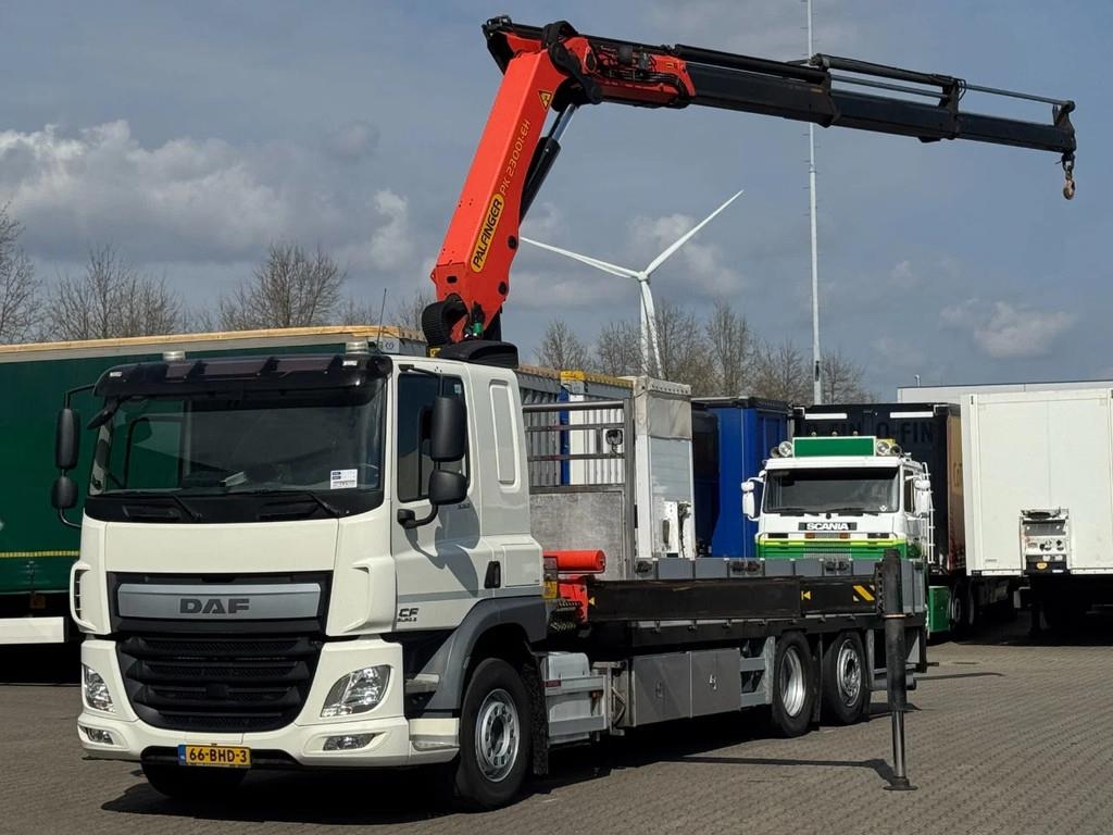 Camion plateau DAF CF 330 6x2*4 Palfinger PK23001 Euro 6 *NL-Truck* — occasion 2016