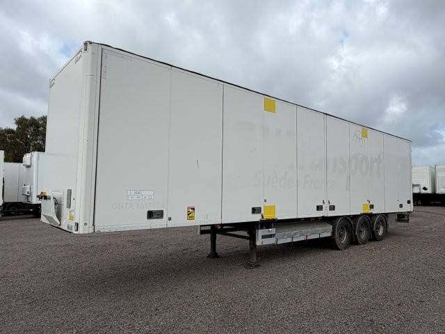 Semi-remorque fourgon Ekeri Huckepack Skåptrailer Öppningsbar sida Skjutbart t — occasion 2018