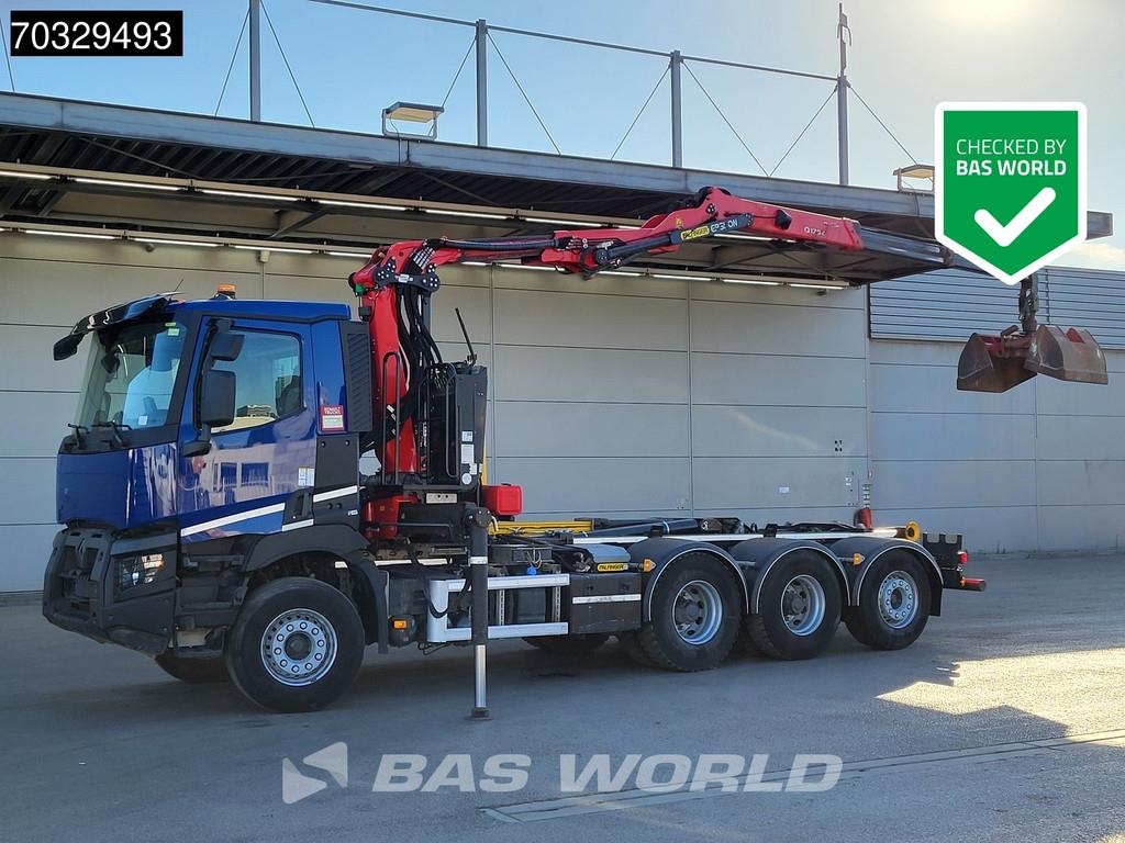 Renault C 480 8X4 8x4 Palfinger Q170Z95TR Kran Crane 20 to