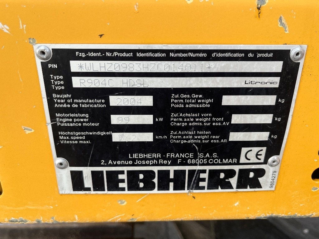 Liebherr 904 / Engcon, kaušas, tepalas, šildytuvas kuva 10