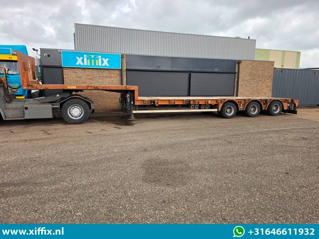 Doll 3-axle semi-lowloader, 1x friction steering