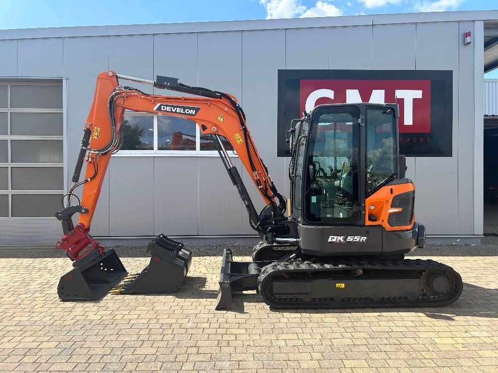 Mini-pelle Develon DX 55 R-7 — occasion 2024, 728 h