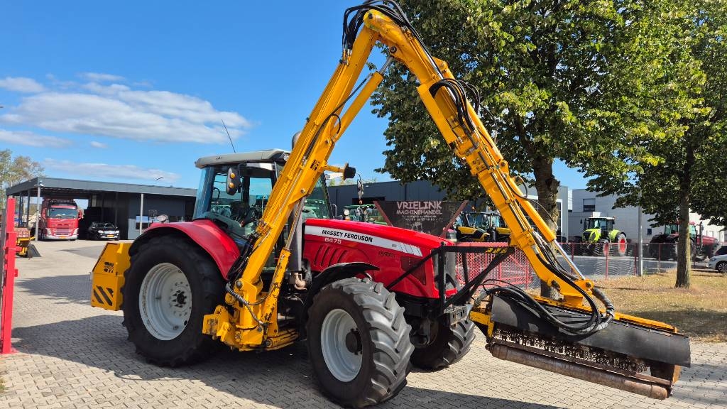 Tracteur agricole Massey Ferguson 6475 Dyna-6 met Herder MBK513LS maaiarm — occasion 2007, 13 800 h