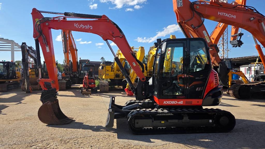 Mini-pelle Kubota KX 080-4 — occasion 2018, 4 300 h