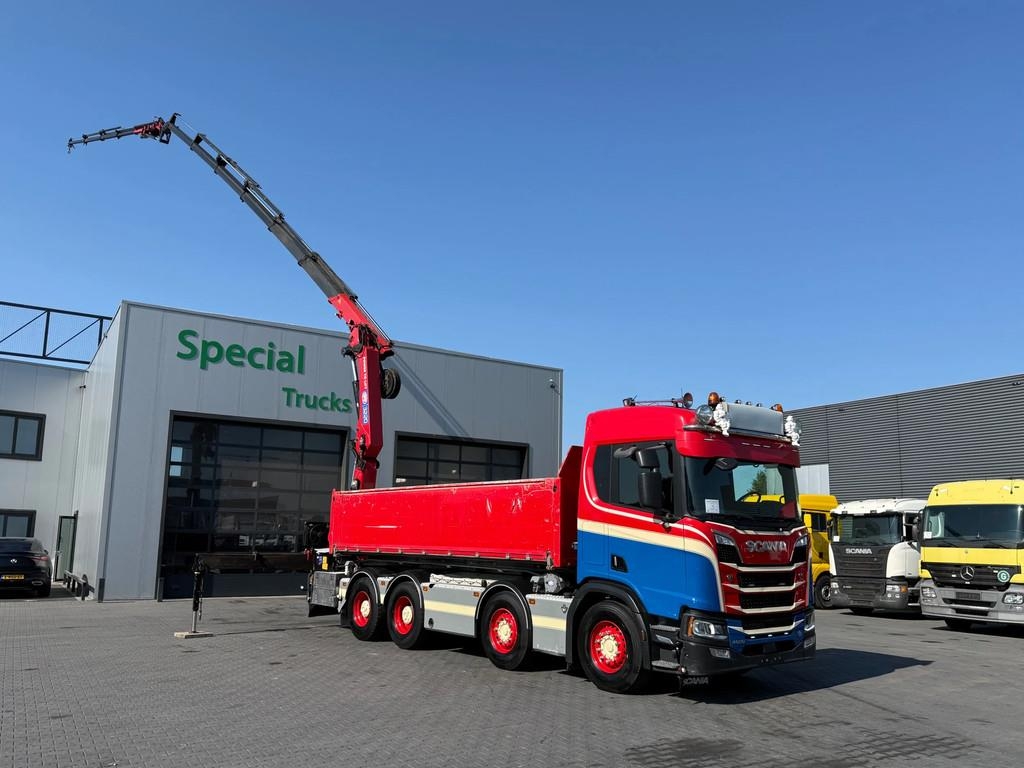 Scania R650 V8 B8x4NB / Euro 6 / HMF TF 324 / HMF 3220 K-