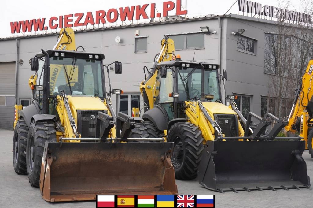 New Holland B 115 C backhoe loader/ 1000 MTH! / 2021 / 2 units