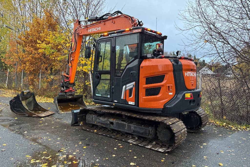 Mini-pelle Hitachi ZX95US, Endast 455h, Nyskick!, Nyservad! — occasion 2025, 455 h