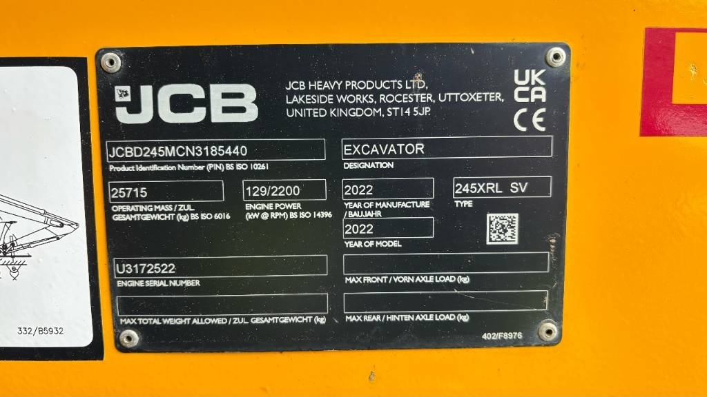 JCB 245 XR / Etapa V, Rasvari, ¡horas pequeñas! kuva 19