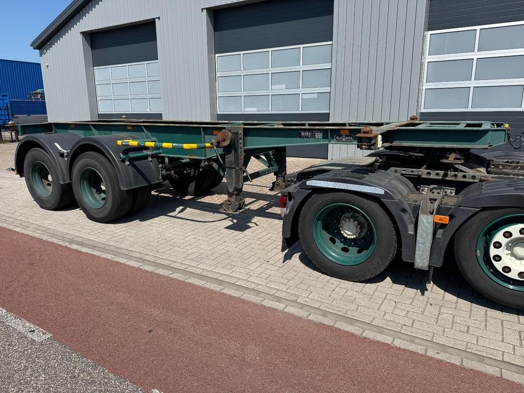 Van Hool 20 Ft Container Chassis, Full Steel, Perfect Condi