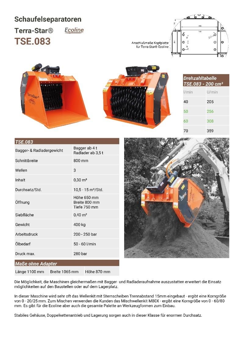 Wolf Separator Terra-Star TSE.083