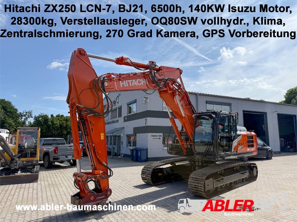 Pelle sur chenilles Hitachi ZX250 LCN-7 OQ80SW vollhydr. — occasion 2021, 6 500 h