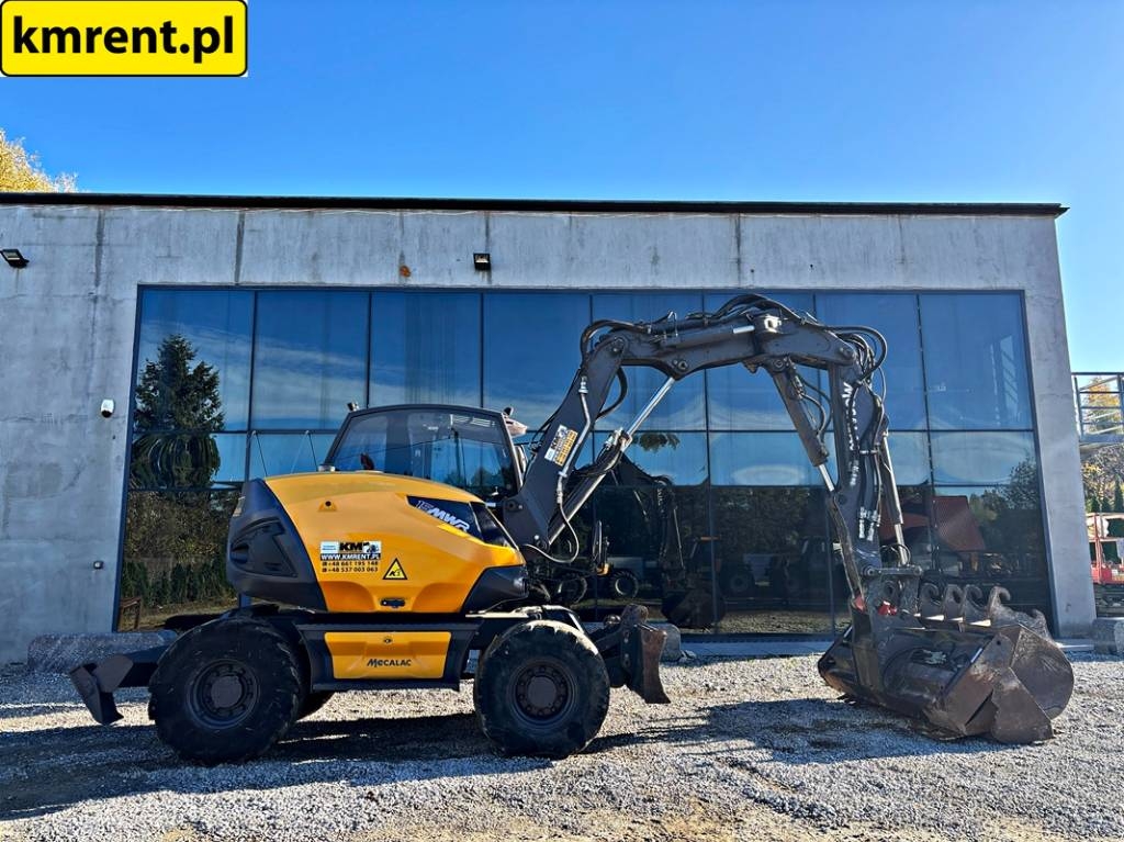 Pelle sur pneus Mecalac 15 MWR KOŁOWA 2018R | KOMATSU PW 140, 160 — occasion 2018, 8 487 h