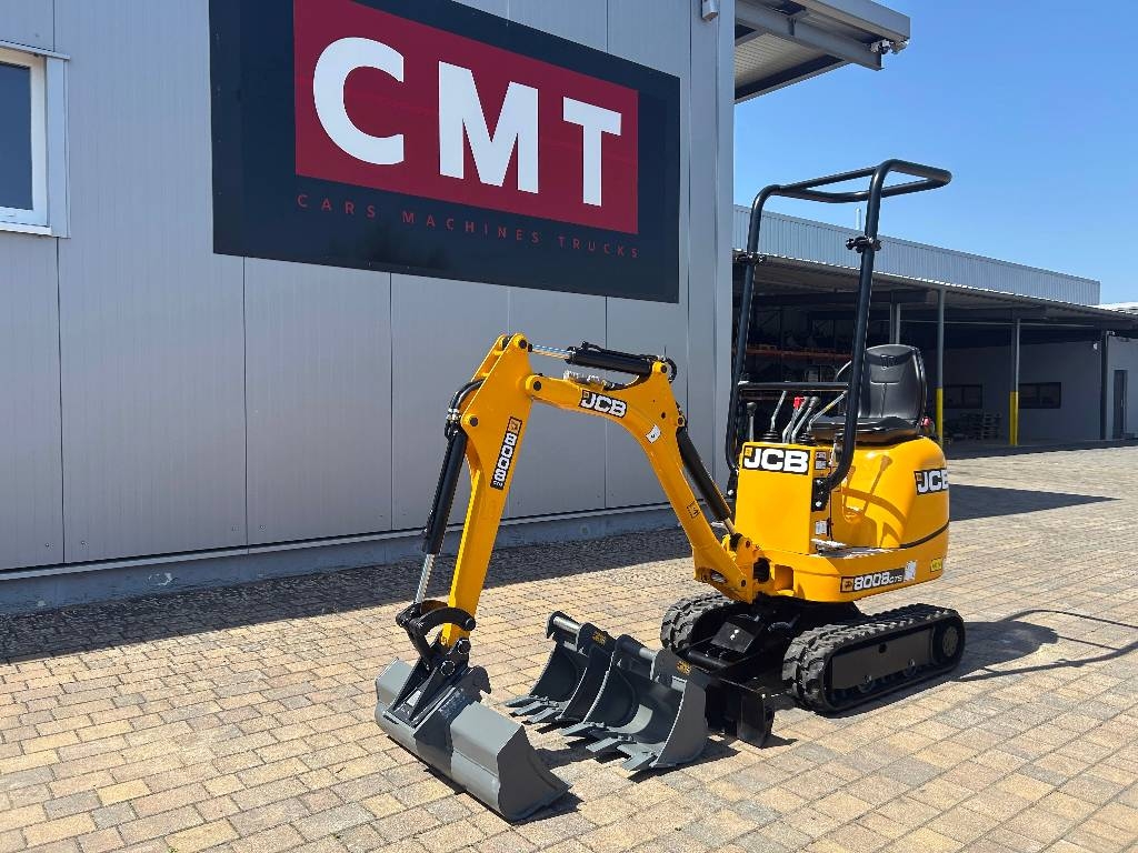 Mini-pelle JCB 8008 CTS*2026*Garantie 06-2028*3x Löffel*SW-MS01 — occasion 2026, 12 h