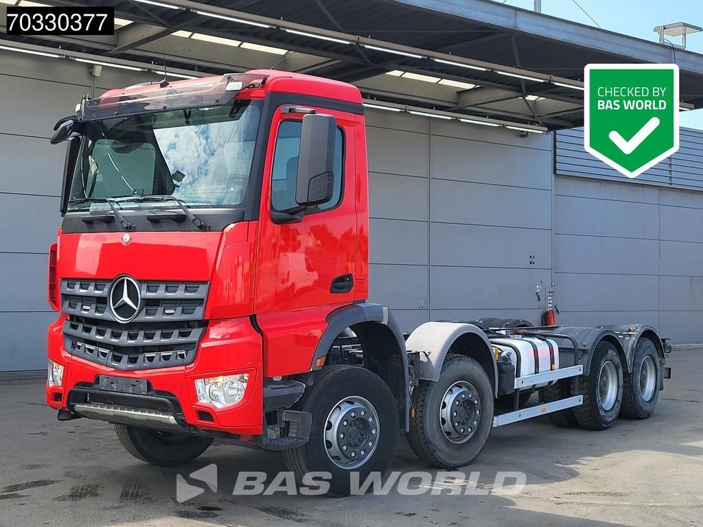 Mercedes-Benz Arocs 4142 8X4 8x4 chassis 515cm wheelbase steel s