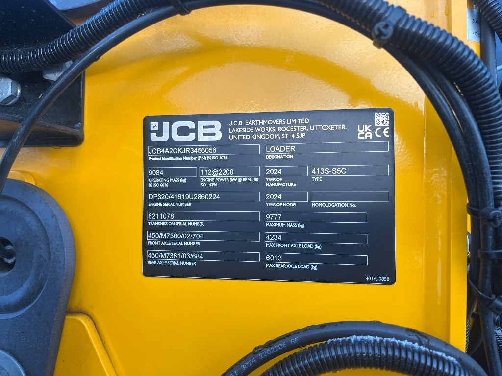 JCB 413K / Stage V, Takuu 12kk, 50km/h kuva 10
