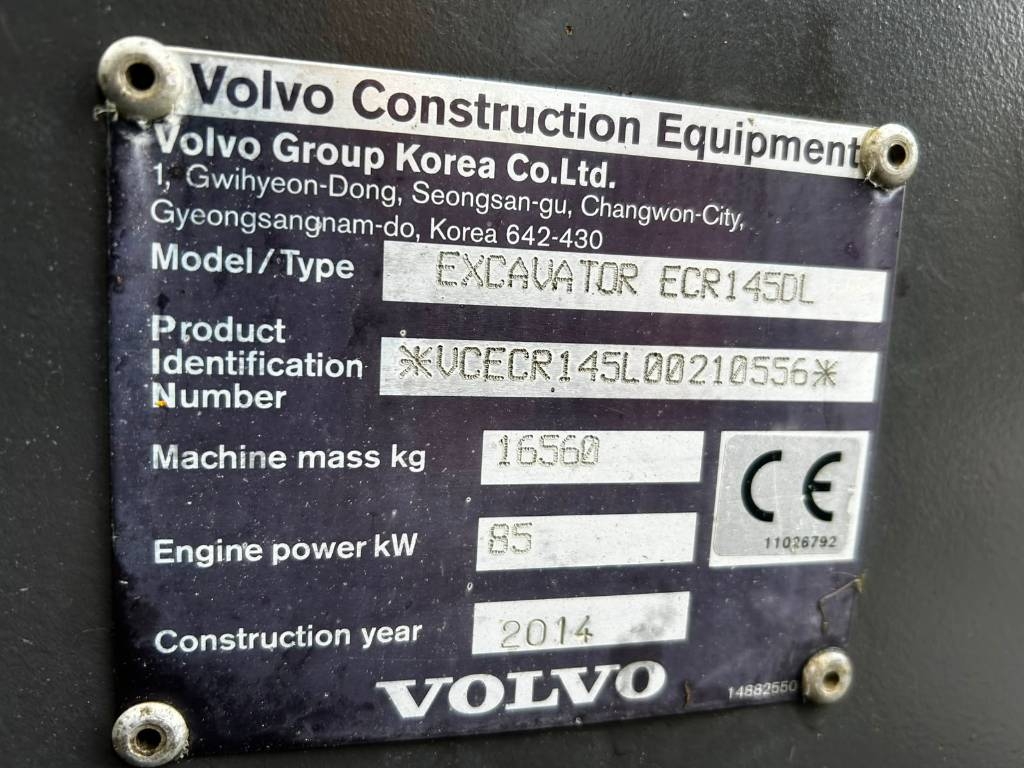 Volvo ECR 145 D / Myyty, Sold kuva 13