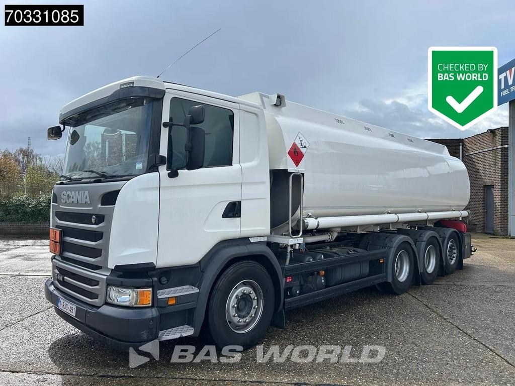 Scania G410 8X4 LAG Fuel tanker 26.257 Liters 4 compartme