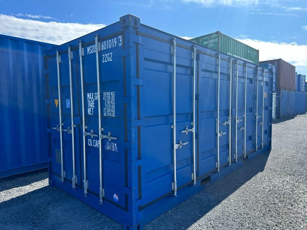 container ny 20fot hel öppningsbar långsida och en