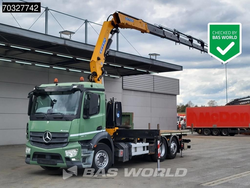 Mercedes-Benz Antos 2540 6X2 EFFER 265/6S Crane Kran Remote Lift
