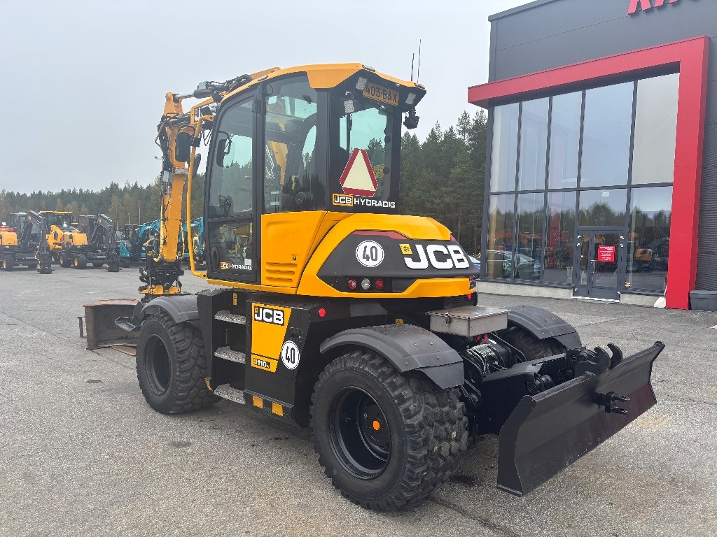 JCB 110 W/Engcon, 2 godets, Graisse, Bons pneus kuva 3