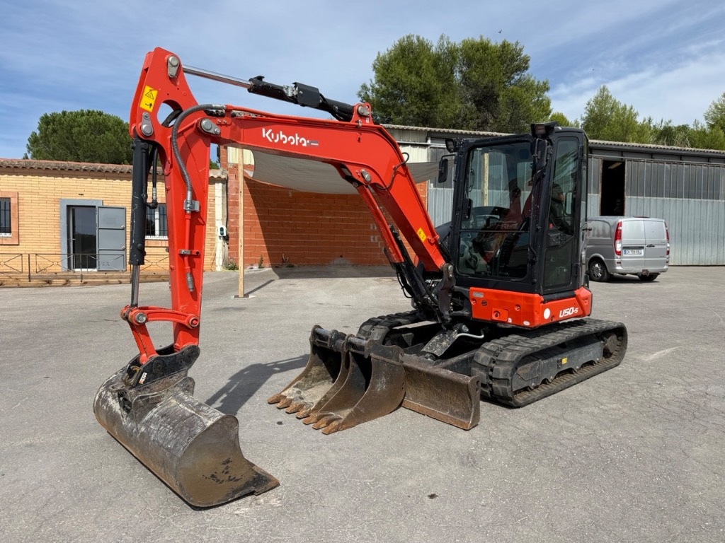 Mini-pelle Kubota U 50-5 — occasion 2023, 1 655 h