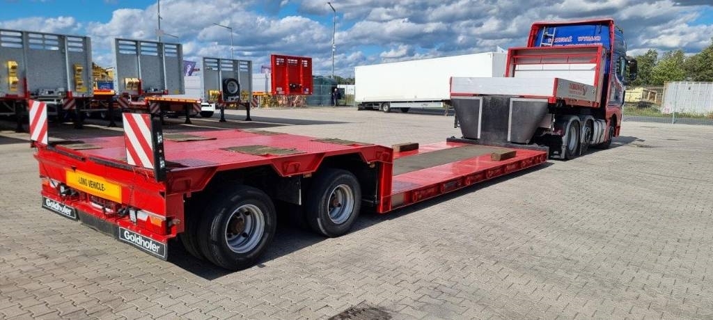 Goldhofer 2 axle Tiefbett | Ausziehbar | Niskopodwoziowa