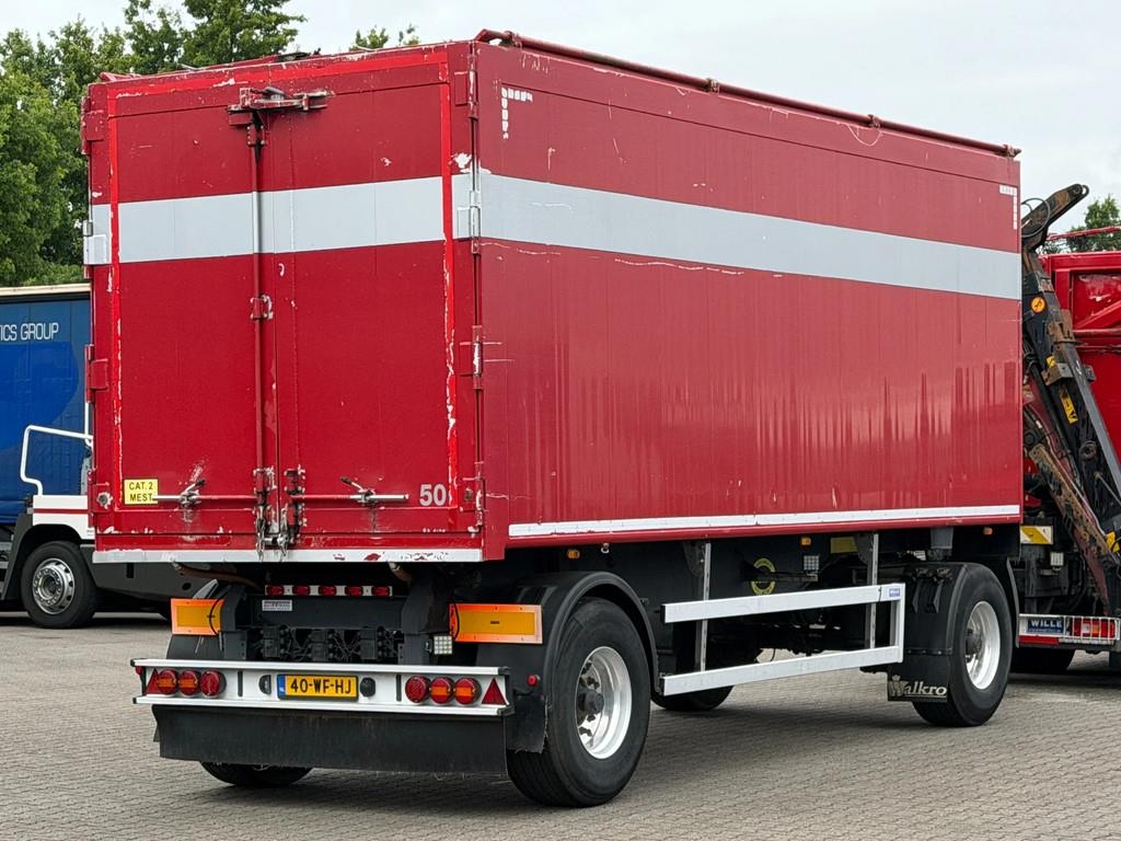 Jumbo 40m3 Kipper Schamel Aanhangwagen