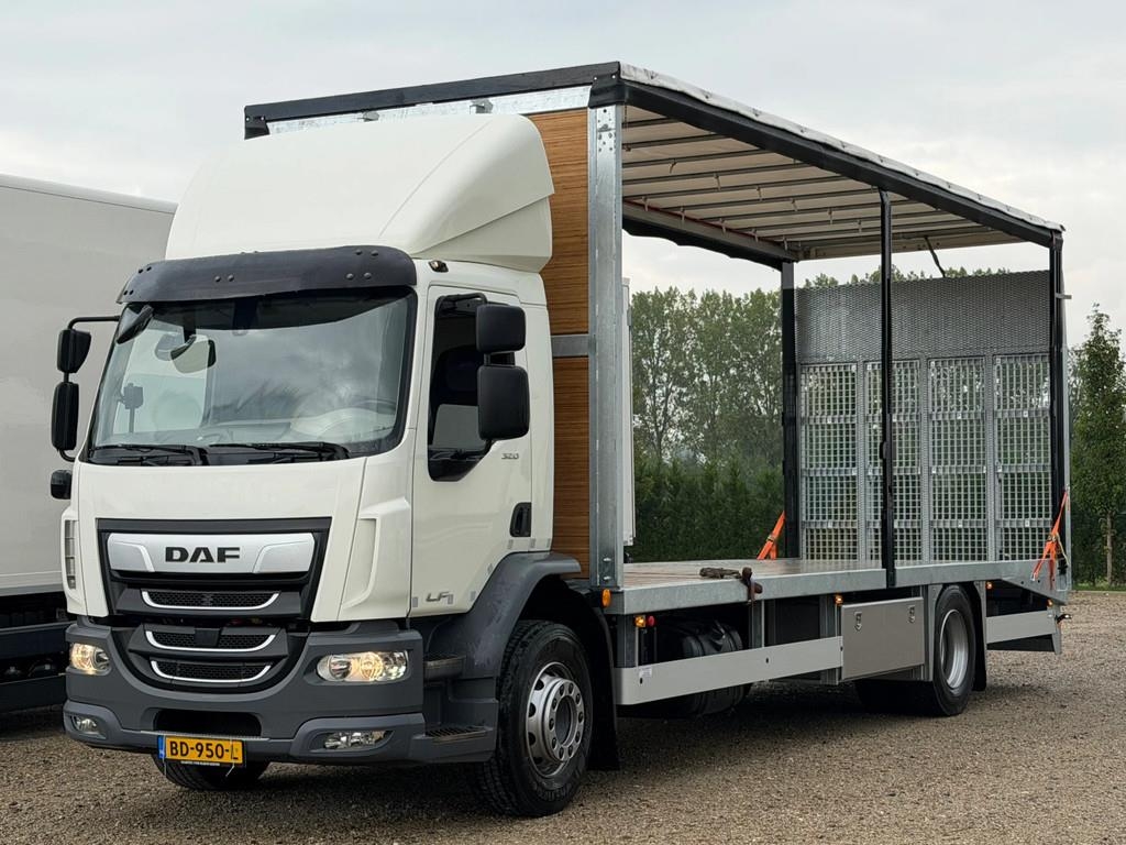 Camion porte-engins DAF CF 320 LF320.19 EURO6. OPRIJWAGEN MET SCHUIFZEILHU — occasion 2021
