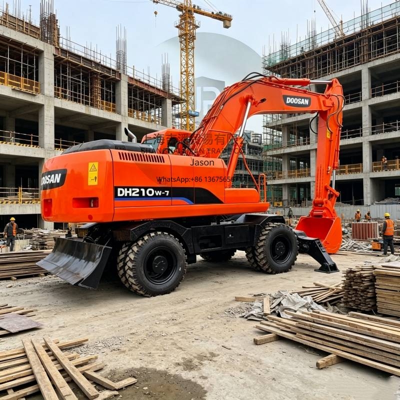 Pelle sur pneus Doosan DH 210 W-7 — occasion 2024, 748 h