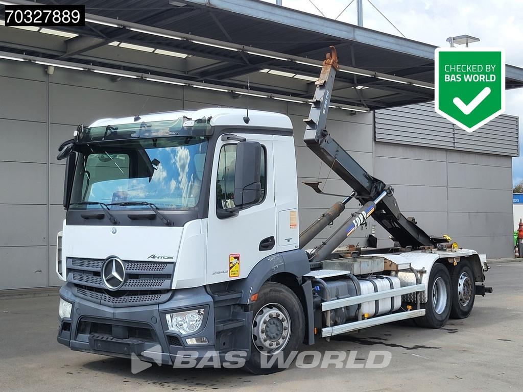 Camion ampliroll Mercedes-Benz Antos 2543 6X2 20tons Marrel AL 20S58 Full Air sus — occasion 2016