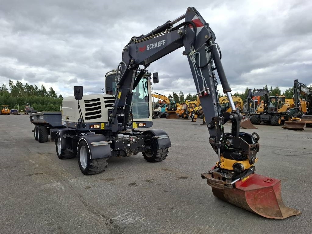 Schaeff TW95 / Engcon, Kocsi, 2 vödör, Zsír kuva 4