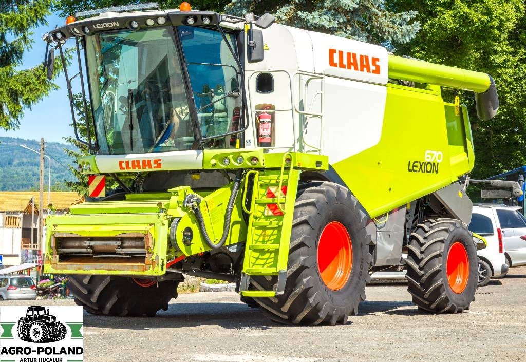 CLAAS LEXION 670 - 2014 ROK - 1874 H - VARIO 750