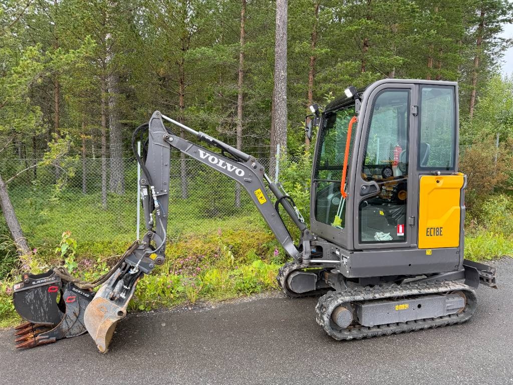 Volvo EC18E / EC18 minigrävare 3skopor 229.000+moms
