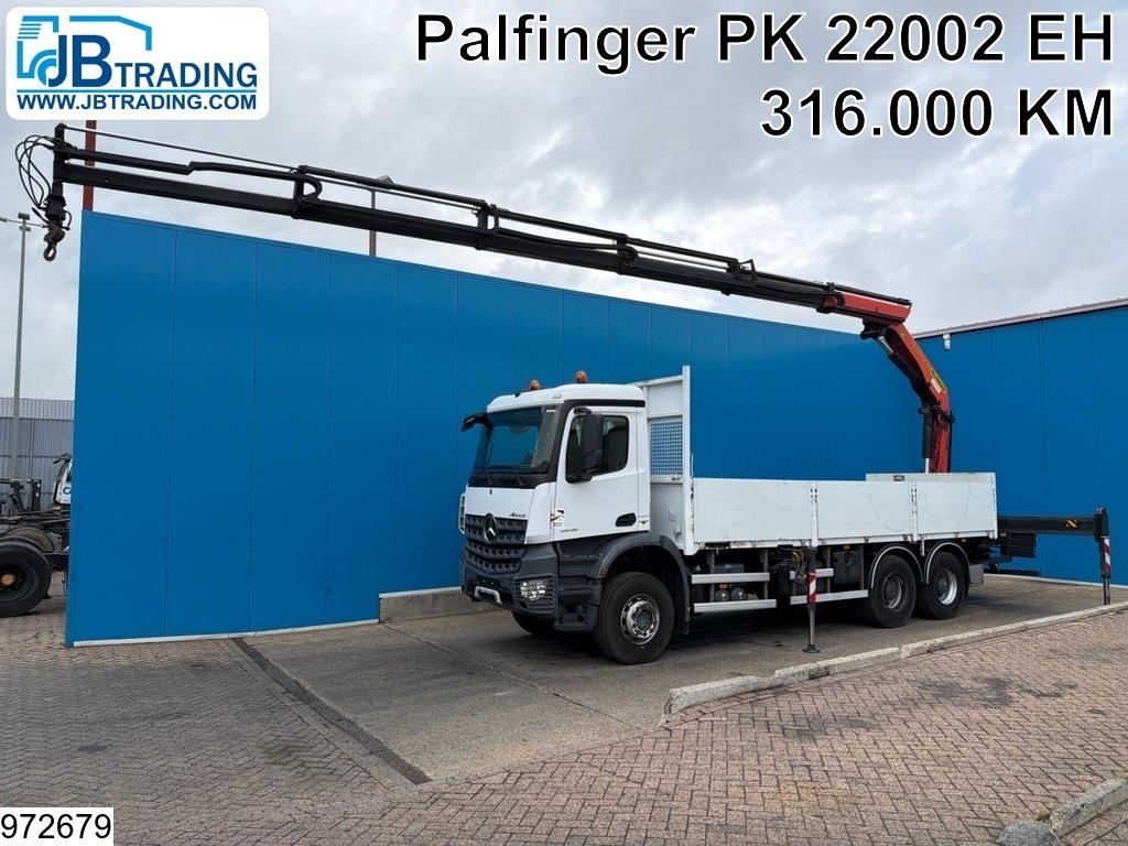 Mercedes-Benz Arocs 2636 6x4, EURO 6, Retarder, Palfinger, Remot