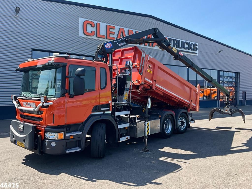 Scania P 320 HMF 14 Tonmeter Z-kraan Just 227.472 km!