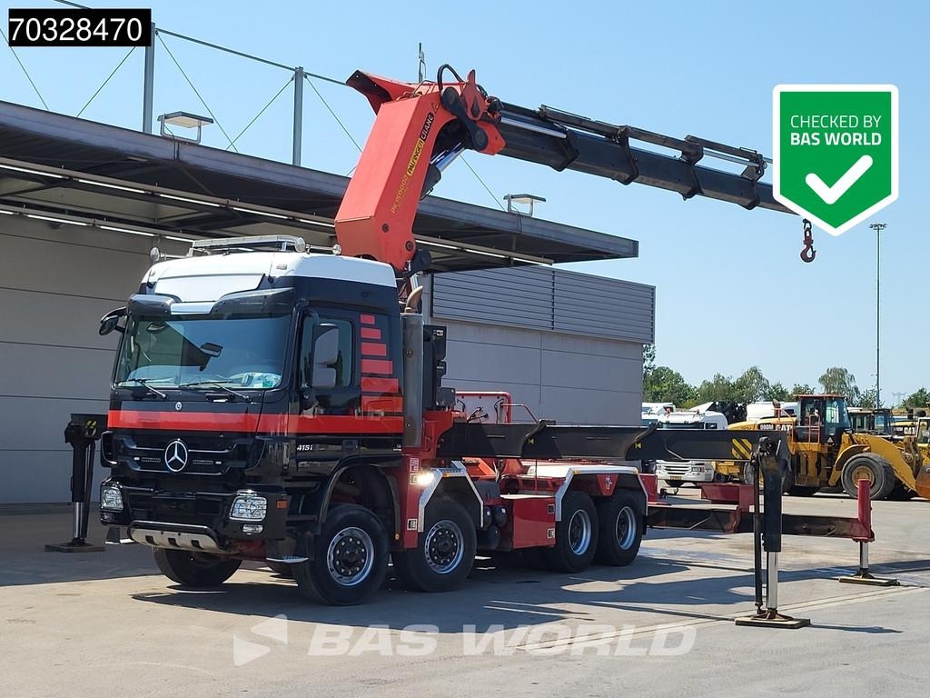 Mercedes-Benz Actros 4151 8X8 8x8 Palfinger PK150002 Crane Kran