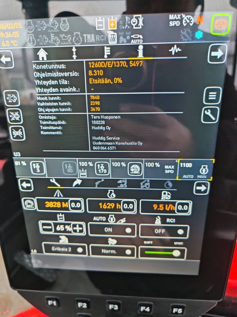 Huddig 1260 D / Pyörittäjä, Rasvari, Lämmitin, Siisti! kuva 15