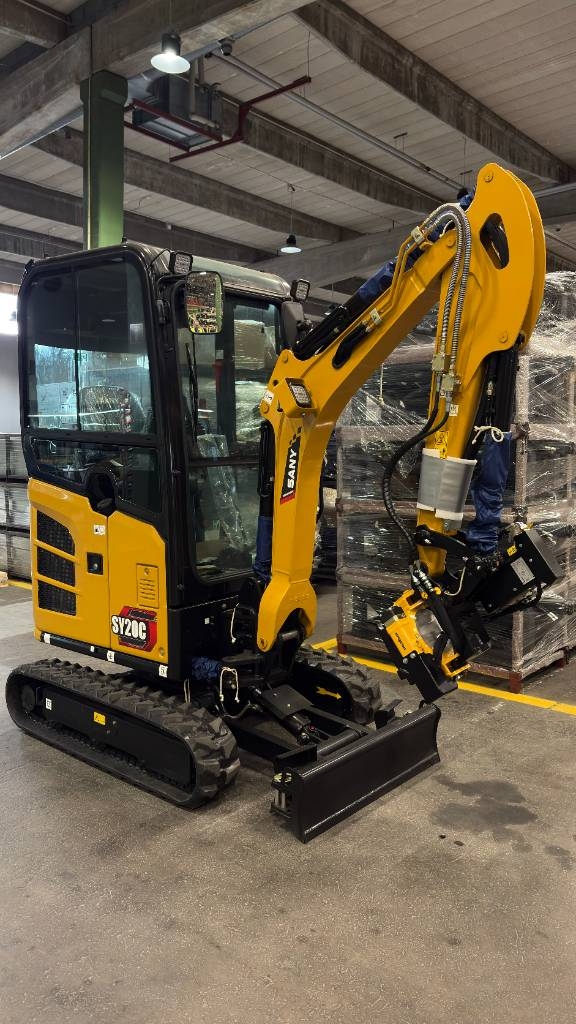 Sany SY20C med tiltrotator - Inkommande