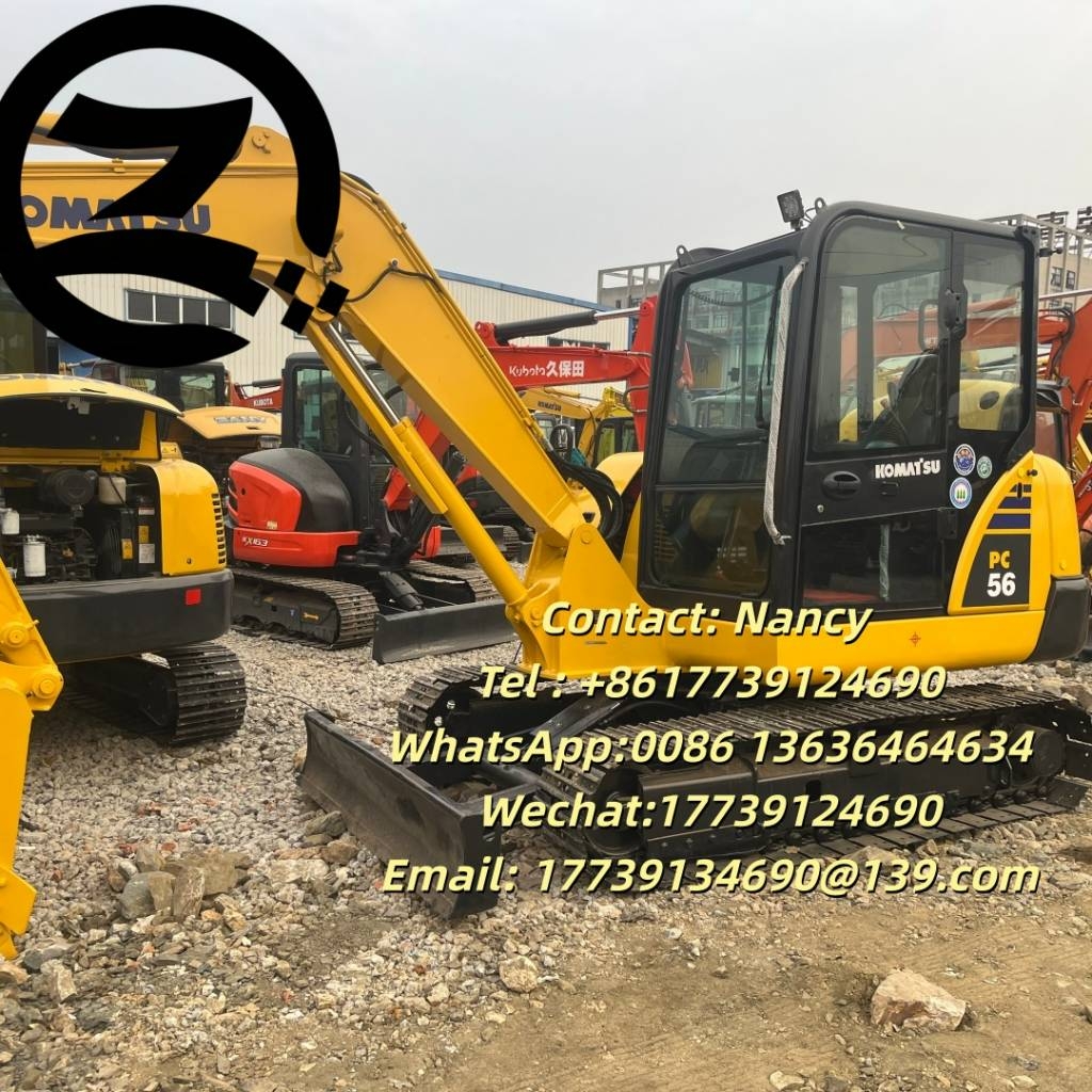 Mini-pelle Komatsu PC 56 — occasion 2023, 857 h