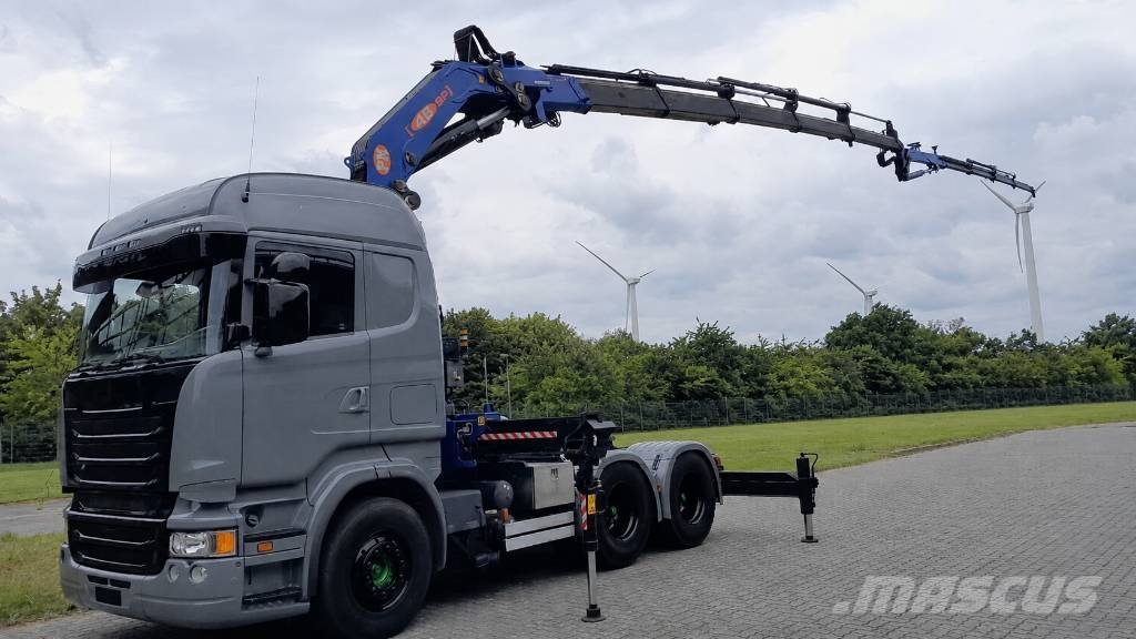 Scania R 470 PM 48 SP FLY JIB WINCH CRAN KRAN GRUE