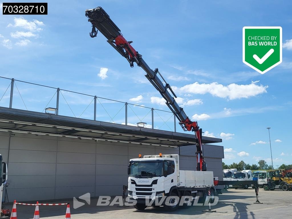Scania G450 8X4 FASSI F710RA.2.25 Crane kran + Jib 5+6 Fu