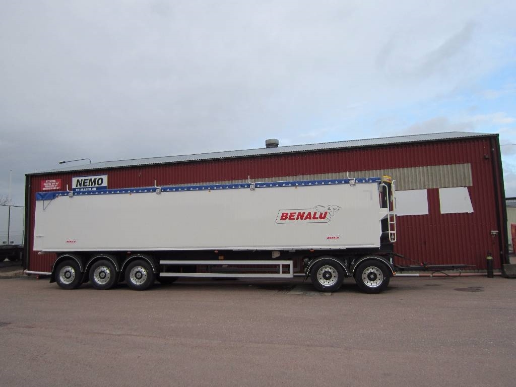 Benalu 7,8 ton 5-axlad Tippsläpvagn SINGEL / DUBBEL Optil