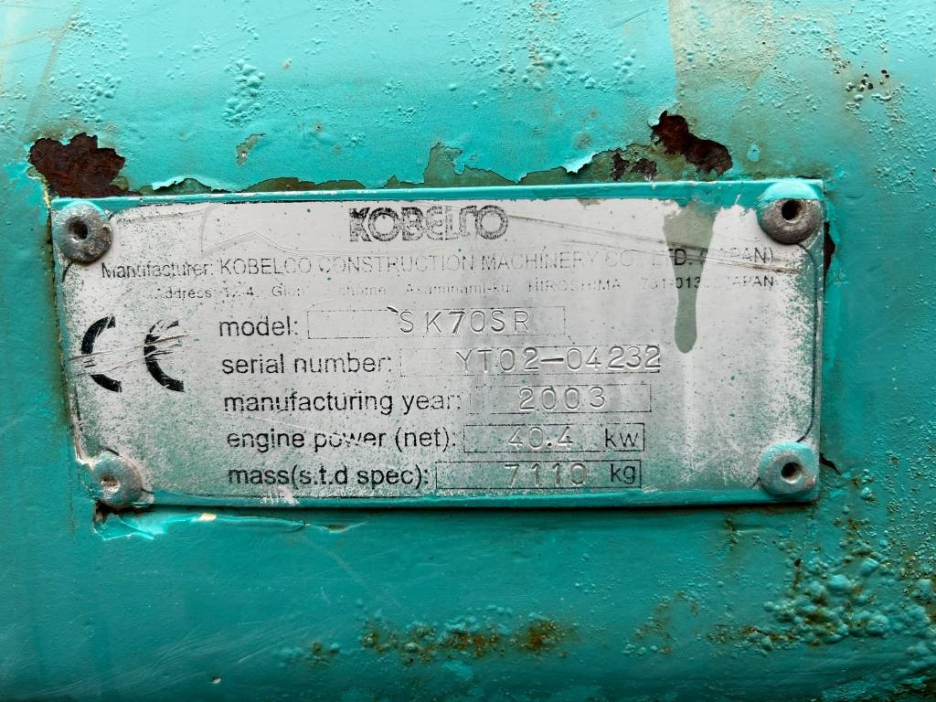 Kobelco SK 70 SR / Engcon, Propo ohjaus, Kauha! kuva 19