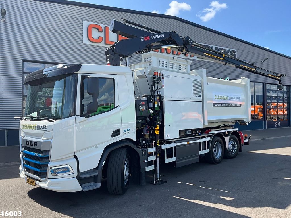 DAF FAG XD 220 Hiab 23 Tonmeter laadkraan FULL ELECTRI