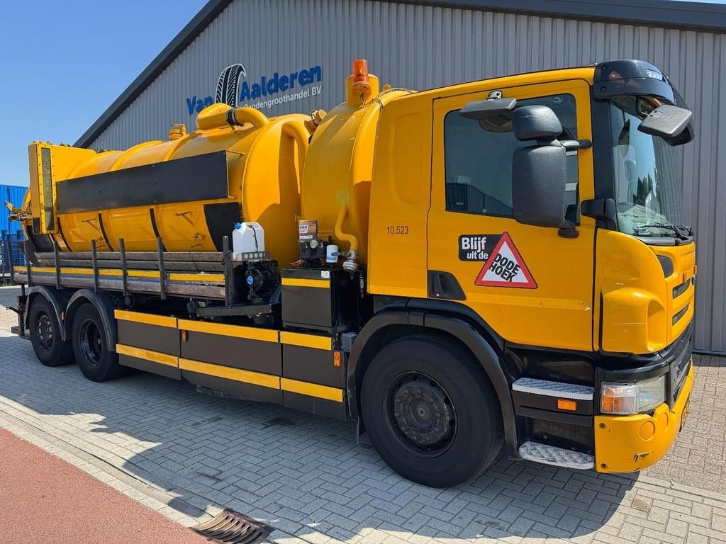 Scania P114-340 6x2 Saug- / Druck, Vacuum, 15.000 Ltr + C