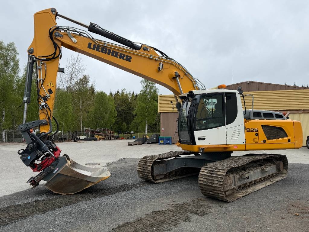 Liebherr R 926 WLC 3st skopor och rotortilt