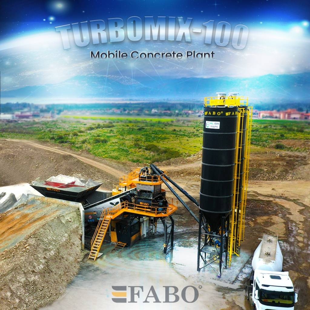 Fabo CENTRALE A BETON MOBILE FABO TURBOMIX 100 M3/H