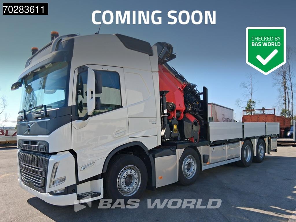 Volvo FM 500 8X2 NEW! Palfinger PK580 TEC Crane + PJ090C