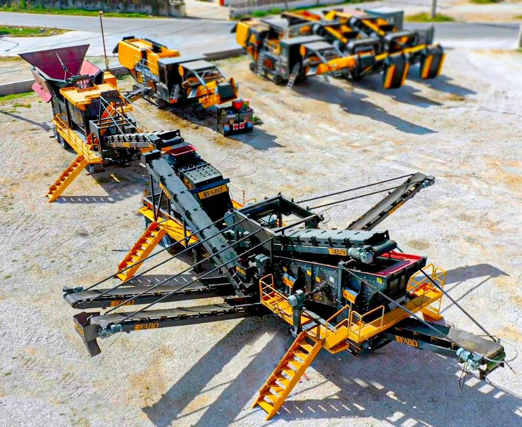 Fabo MCK-90 INSTALLATION DE CONCASSAGE ET DE CRIBLAGE